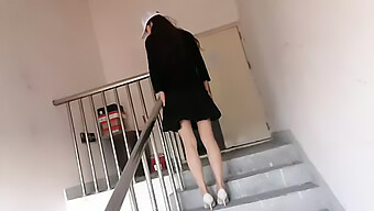 Adolescenta Asiatică Primește Creampie Anal Și Sex În Aer Liber