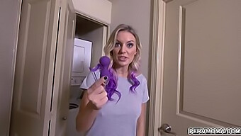 Seductive Stepmom Kenzie Taylor Caught By Her Stepson Using Sex Toy