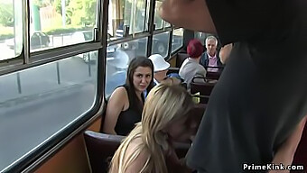 Public Bus Sex With Blonde Babe