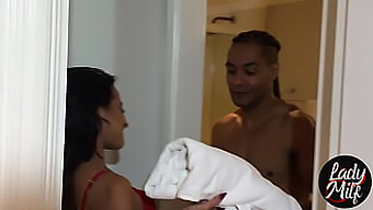 Interracial Threesome With A Big Black Cock